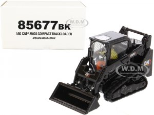 CAT Caterpillar 259D3 Compact Track Loader with Work Tools and Operator Special Black Paint High Line Series