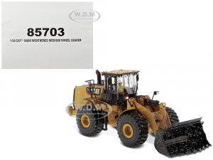 CAT Caterpillar 966M Wheel Loader with Operator (Dirty Version) Weathered Series 1 50