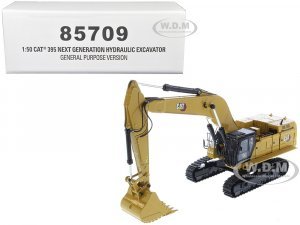 CAT Caterpillar 395 Next Generation Hydraulic Excavator (General Purpose Version) Yellow with Operator and Additional Tools High Line Series 1 50