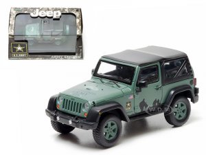 2012 Jeep Wrangler U.S. Army Hard Top Dark Green With Display Showcase