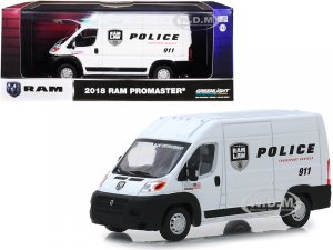 2018 RAM ProMaster 2500 Cargo High Roof Van White Police Transport Vehicle