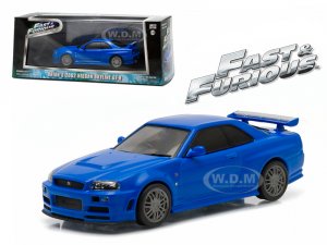 Brians 2002 Nissan Skyline GT-R Blue Fast and Furious Movie (2009)