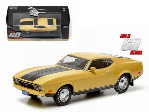 1973 Ford Mustang Mach 1 Yellow Eleanor Gone in Sixty Seconds Movie (1974)