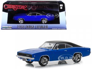 1968 Dodge Charger (Dennis Guilders) Blue with Black Top Christine (1983) Movie