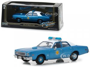 1975 Plymouth Fury Arkansas State Police Smokey and the Bandit (1977) Movie Blue with White Top