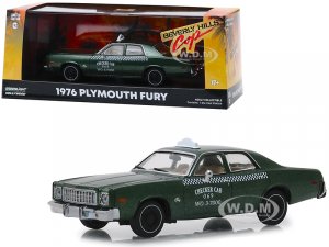1976 Plymouth Fury Taxi Checker Cab 069 WO. 3-7000 Metallic Green Beverly Hills Cop (1984) Movie