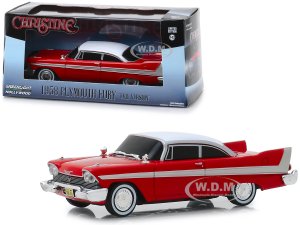 1958 Plymouth Fury Red (Evil Version with Blacked Out Windows) Christine (1983) Movie