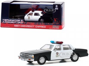 1987 Chevrolet Caprice Metropolitan Police Black and White Terminator 2: Judgment Day (1991) Movie