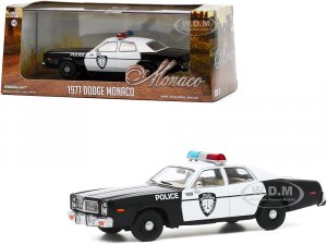 1977 Dodge Monaco White and Black Police Department City of Roseville