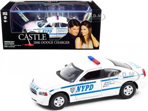2006 Dodge Charger White New York City Police Department (NYPD) Castle (2009-2016) TV Series