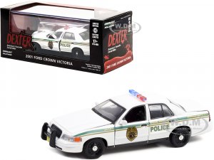2001 Ford Crown Victoria Police Interceptor White Miami Metro Police Department Dexter (2006-2013) TV Series
