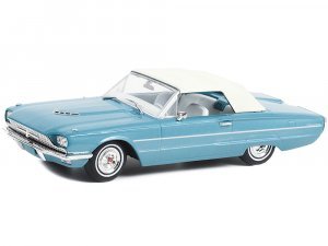 1966 Ford Thunderbird Blue Convertible (Top-Up) Thelma & Louise Movie (1991)