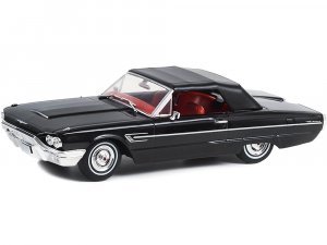 1965 Ford Thunderbird Convertible (Top-Up) Raven Black with Red Interior