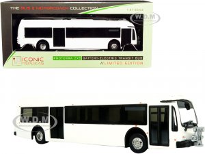 Proterra ZX5 Battery-Electric Transit Bus Blank White The Bus & Motorcoach Collection  (HO)