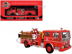 1973 Ward LaFrance Fire Engine Los Angeles County Fire Department Engine 51 Red 5 Alarm Series