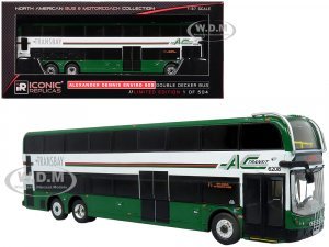 Alexander Dennis Enviro 500 Double Decker Bus AC Transit / Transbay Green and White North American Bus & Motorcoach Collection