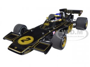 Lotus 72E 1973 Ronnie Peterson #2 with Driver Figurine in Cockpit