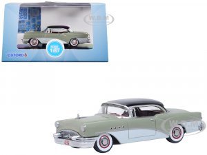 1955 Buick Century Windsor Gray and Dover White with Carlsbad Black Top  (HO) Scale