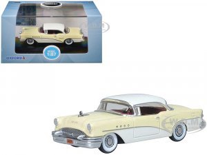 1955 Buick Century Condor Yellow and Dover White with Red Interior  (HO) Scale