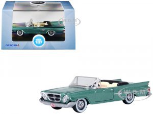 1961 Chrysler 300 Convertible Pinewood Green Metallic (HO) Scale
