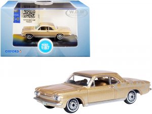 1963 Chevrolet Corvair Coupe Saddle Tan Metallic 7 (HO) Scale