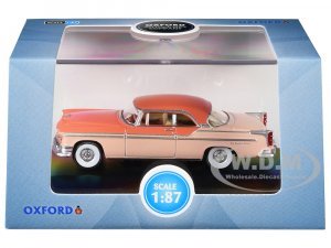 1955 Chrysler New Yorker Deluxe St. Regis Desert Sand and Canyon Tan (HO) Scale