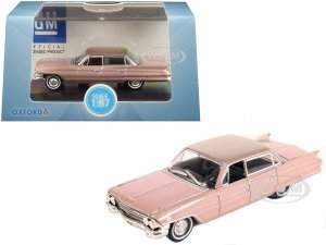 1961 Cadillac Sedan DeVille Metallic Pink 7 (HO) Scale