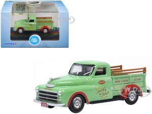 1948 Dodge B-1B Pickup Truck Green Dans Service Garage (HO) Scale