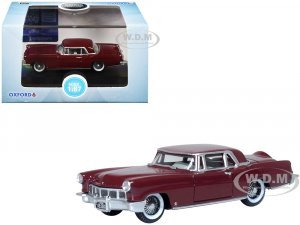 1956 Lincoln Continental Mark II Dark Red  (HO) Scale