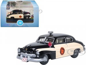 1949 Mercury Monarch Police Black and White Florida Highway Patrol  (HO) Scale