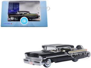 1957 Mercury Montclair Tuxedo Black  (HO) Scale