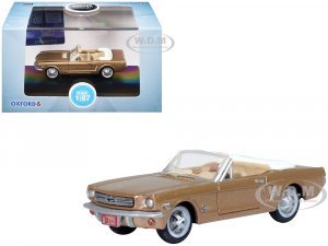 1965 Ford Mustang Convertible Prairie Bronze Metallic (HO) Scale