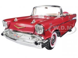 1957 Chevrolet Bel Air Convertible Red