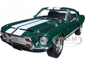 1968 Shelby GT500 KR Dark Green with White Stripes