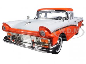 1957 Ford Ranchero Pickup Orange and White