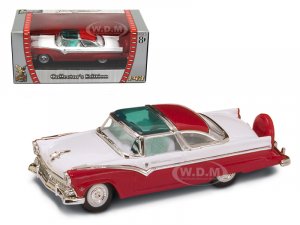 1955 Ford Crown Victoria Red and White