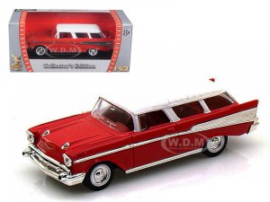 1957 Chevrolet Nomad Red with White Top