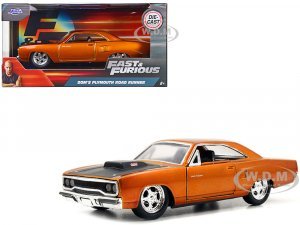 Doms Plymouth Road Runner Orange Metallic with Matt Black Hood Fast & Furious Series