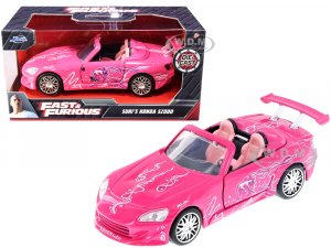 Sukis Honda S2000 Convertible Pink with Graphics Fast & Furious Movie