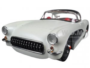 1957 Chevrolet Corvette Satin Cream Metallic with Matt Black Top and Side