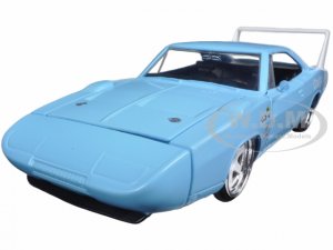 1969 Dodge Charger Daytona Light Blue with White Bigtime Muscle Series