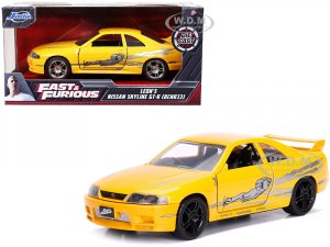Leons Nissan Skyline GT-R (BCNR33) Yellow Metallic with Graphics Fast & Furious Series