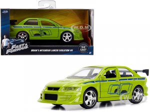 Brians Mitsubishi Lancer Evolution VII Green Fast & Furious Movie