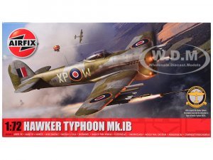 Level 1 Model Kit Hawker Typhoon Mk.IB Aircraft with 2 Scheme Options Plastic Model Kit by Airfix