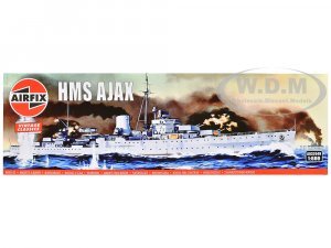 Level 3 Model Kit HMS Ajax Light Cruiser Plastic Model Kit by Airfix
