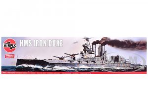 Level 3 Model Kit HMS Iron Duke Frigate Vintage Classics Series Plastic Model Kit by Airfix
