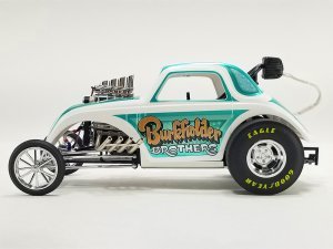 Altered Dragster White and Green Burkholder Brothers