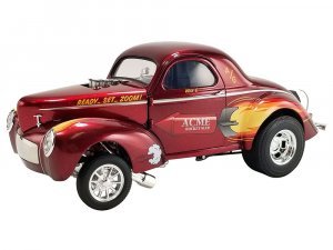 1940 Gasser ACME Rocket Sled Red Metallic with Graphics