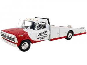1970 Ford F-350 Ramp Truck Red and White So-Cal Speed Shop