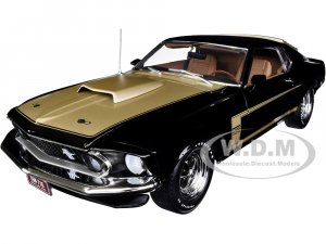 1969 Ford Mustang Boss 429 Semon Bunkie Knudsons Prototype Black and Gold